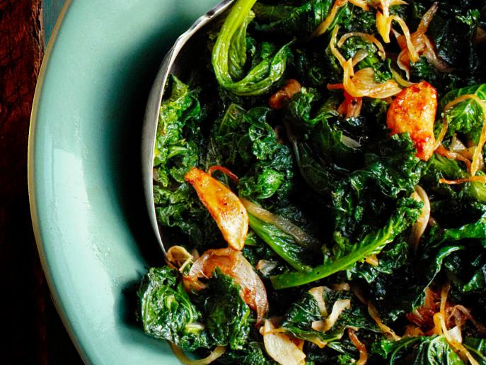 Garlic Greens Recipe Food Network Kitchen Food Network