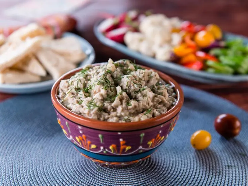 Salata de vinete as seen on Food Network's Trisha's Southern Kitchen, Season 4.