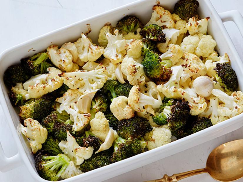 Oven Roasted Broccoli and Cauliflower