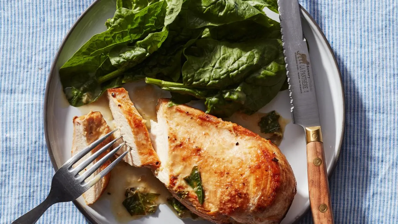 Sauteed Chicken Breasts with Fresh Herbs and Ginger