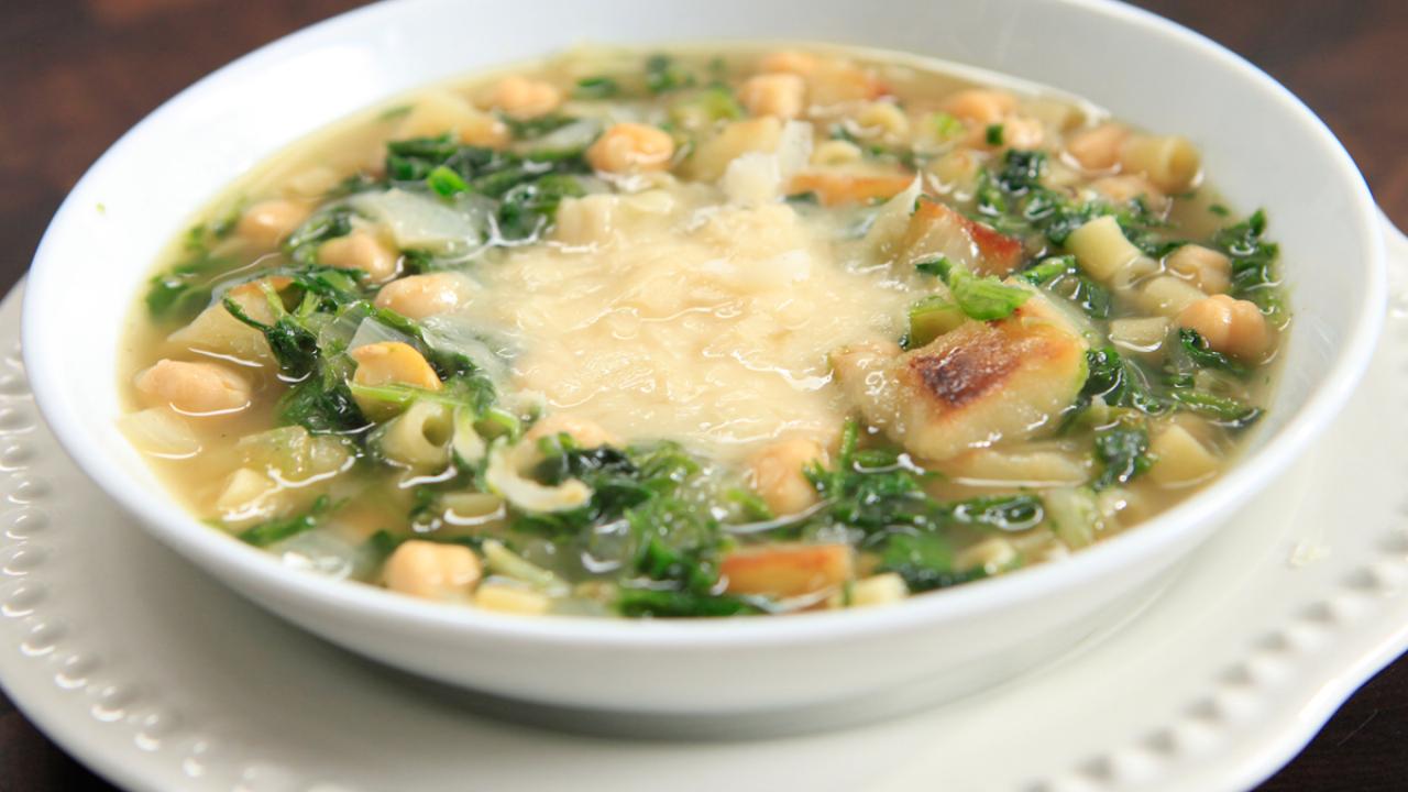 Simple Chickpea Potato Soup