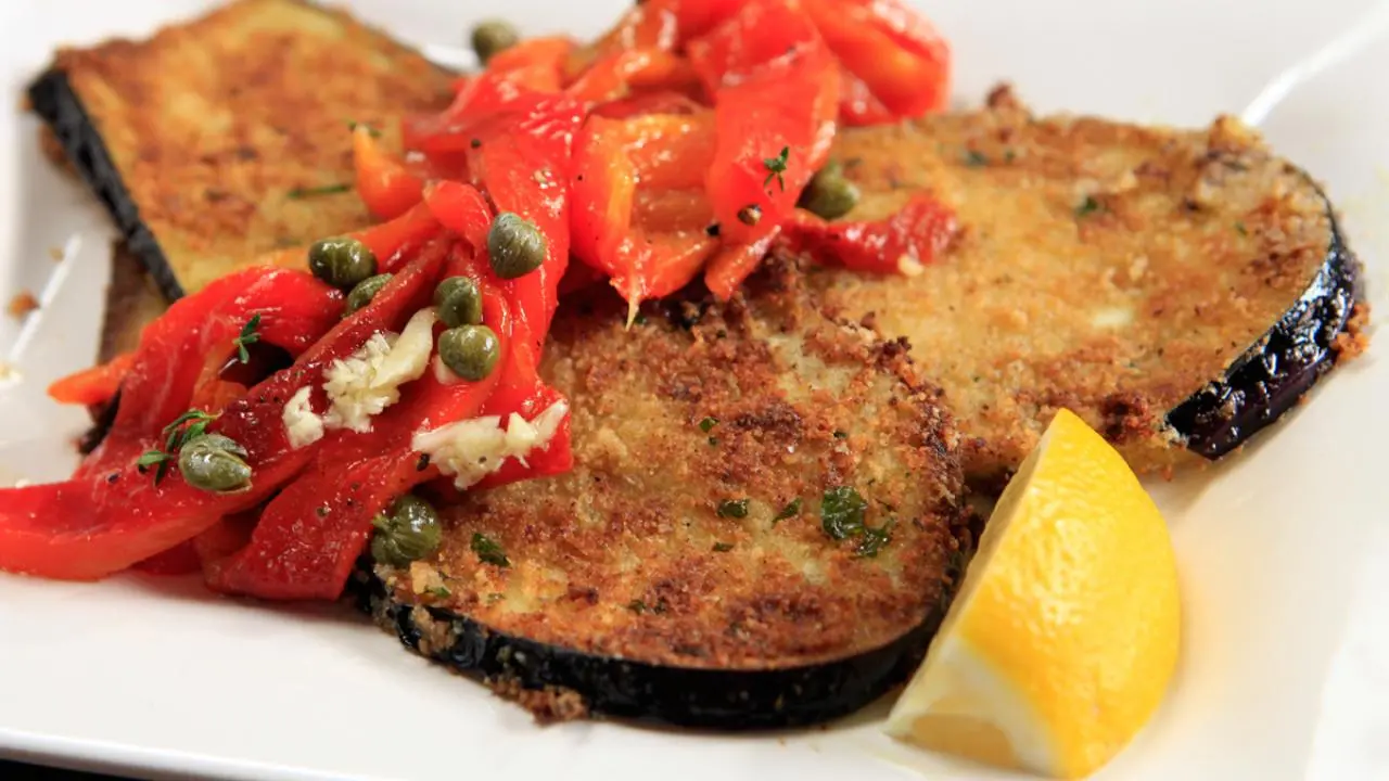 Vegetarian Eggplant Schnitzel