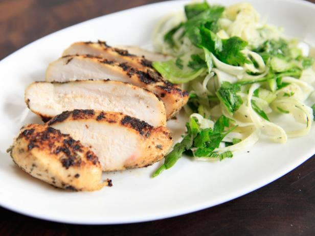 Lemon Pepper Cured Chicken with Fennel Salad