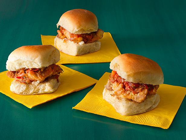 Chicken Sliders with Tomato Chutney Recipe | Robert Irvine | Food Network