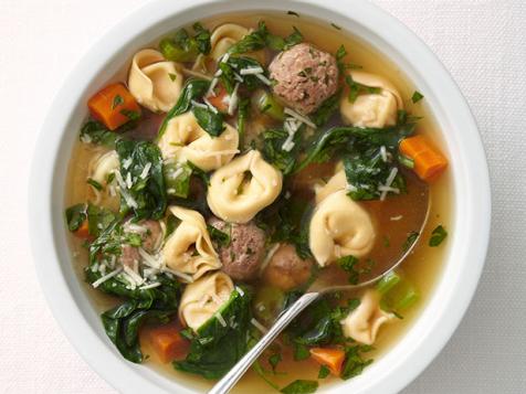 Meatball-Tortellini Soup
