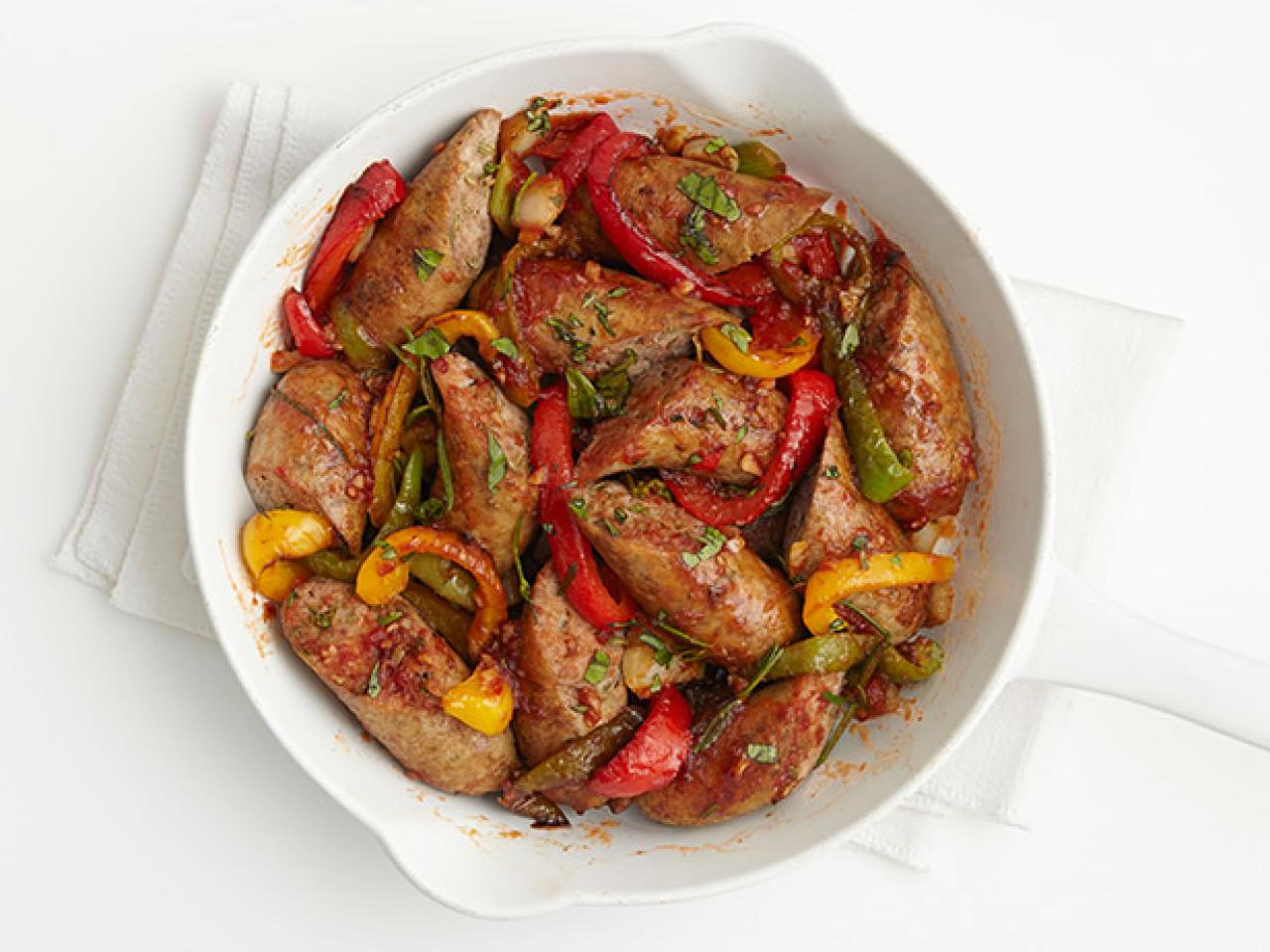 Turkey Sausage and Peppers Recipe, Food Network Kitchen