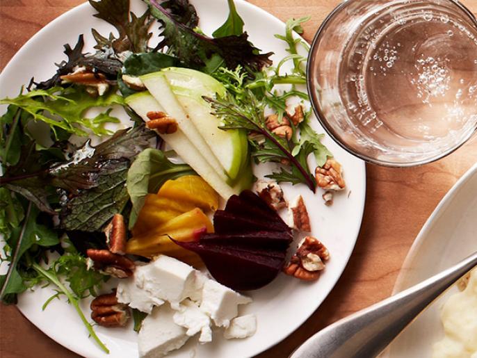 Beet, Apple and Goat Cheese Salad Recipe Kelsey Nixon Food Network