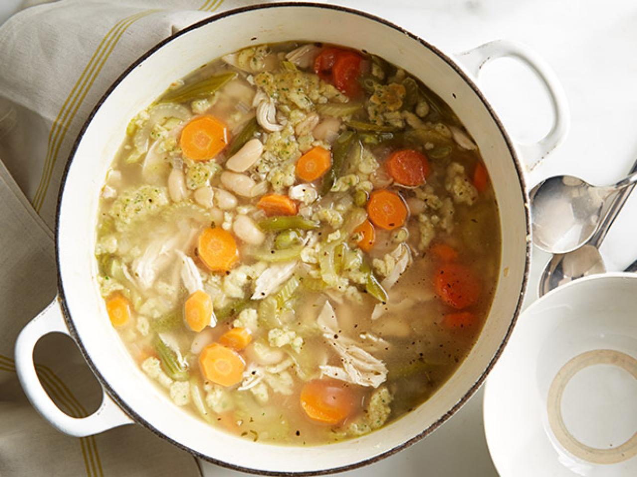 Mom's Chicken Soup with Quinoa - 2 Sisters Recipes by Anna and Liz