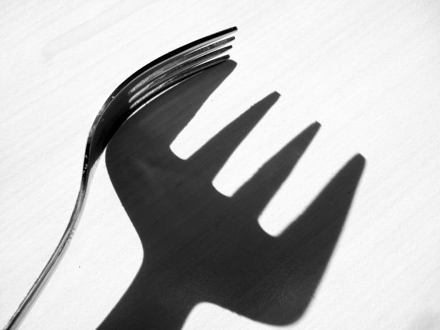 fork with shadow