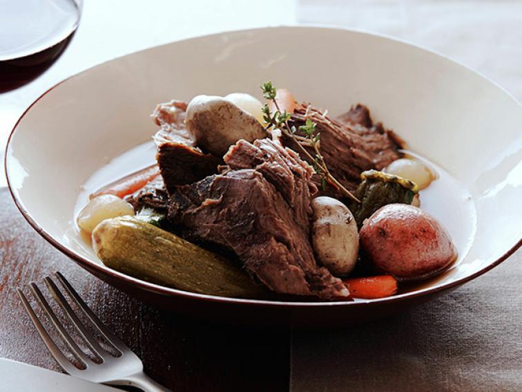 Pot Roast with Baby Vegetables Recipe Tyler Florence Food Network