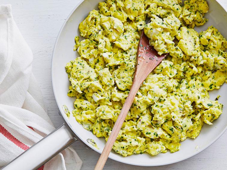 Scrambled Eggs with Herbs Recipe | Food Network Kitchen | Food Network