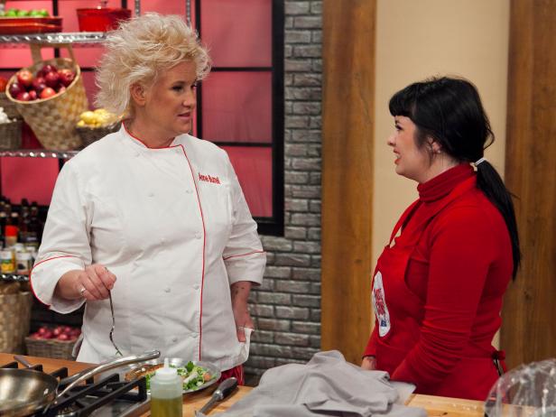 Chef Anne Burrell and Crystal Lonneberg