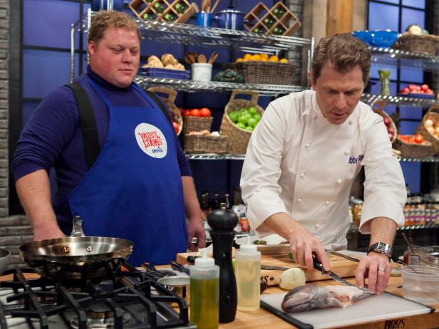Chef Bobby Flay and Michael Paul