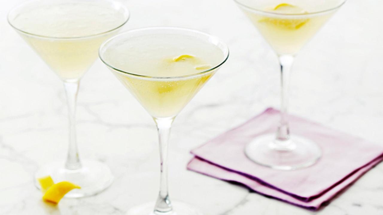 Sparkling Vodka Lemon Martinis