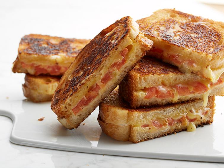 Grilled Tomato And Cheese Recipe | Food Network Kitchen | Food Network