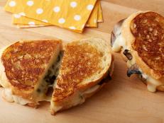 Food Network's Roasted Poblano and Mushroom Grilled Cheese