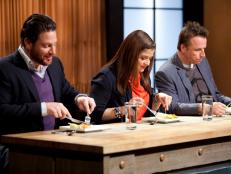 Scott Conant, Alex Guarnaschelli, and Marc Murphy taste and judge this special Amateur competition, as seen on Food Network’s Chopped, Season 13.