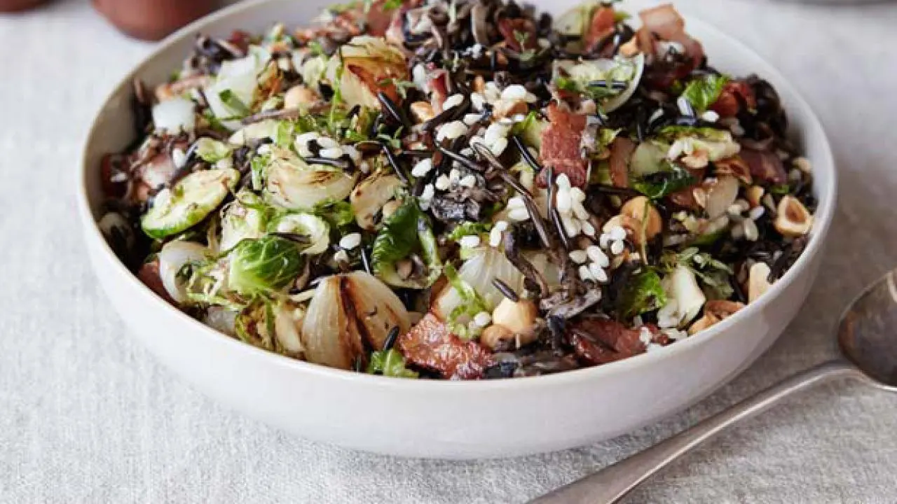 Wild Rice Stuffing With Bacon