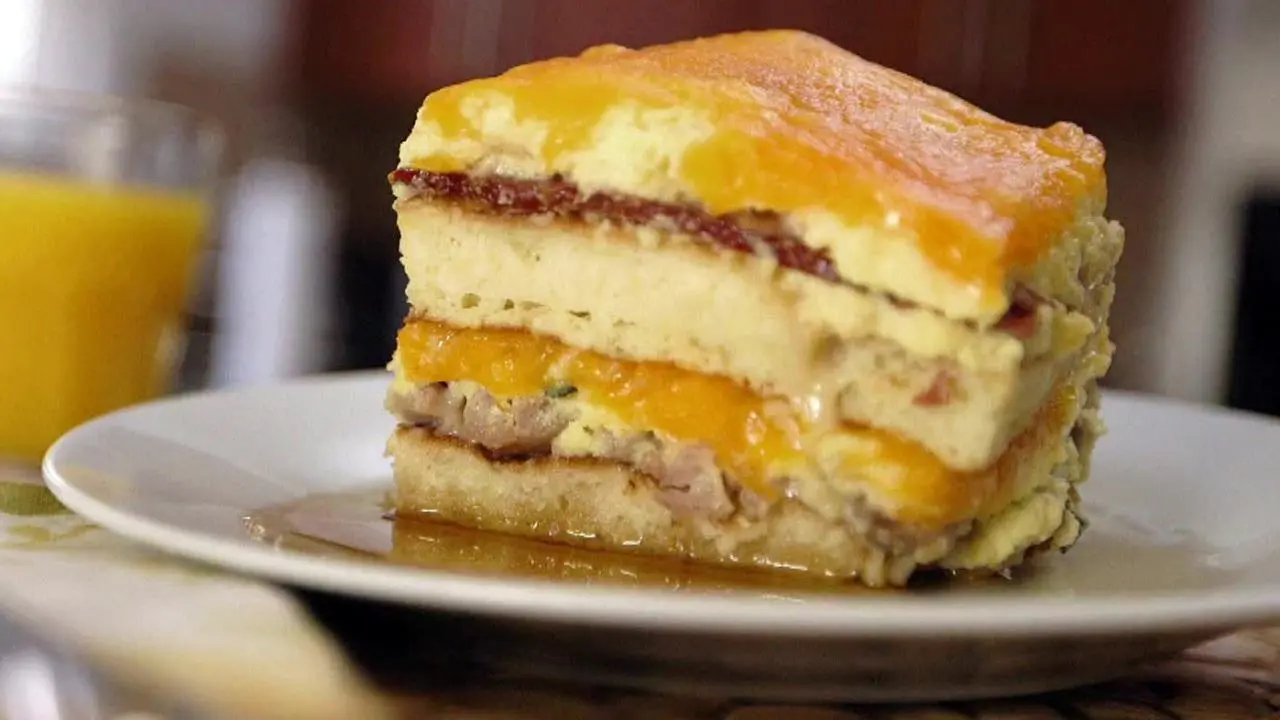 Breakfast Pancake Lasagna