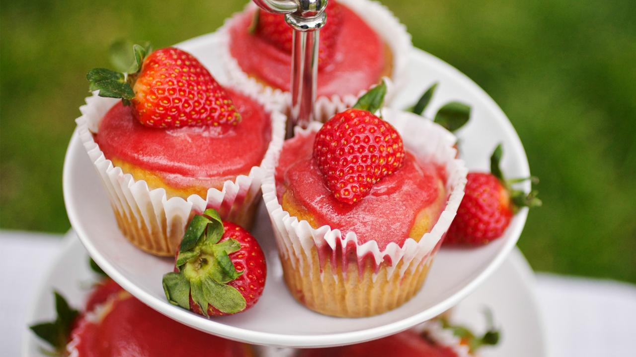 Trisha's Strawberry Cupcakes