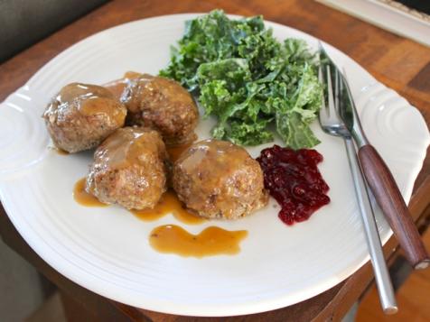 Super-Sized Swedish Meatballs with Toasted Caraway Gravy