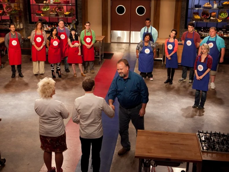 Tim Burger Chef Bobby Flay, as seen on Food Networks Worst Cooks in America, Season 4
