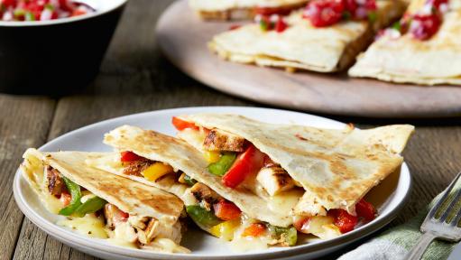 Ree Drummond's Chicken Chili Sheet Pan Quesadilla, The Pioneer Woman