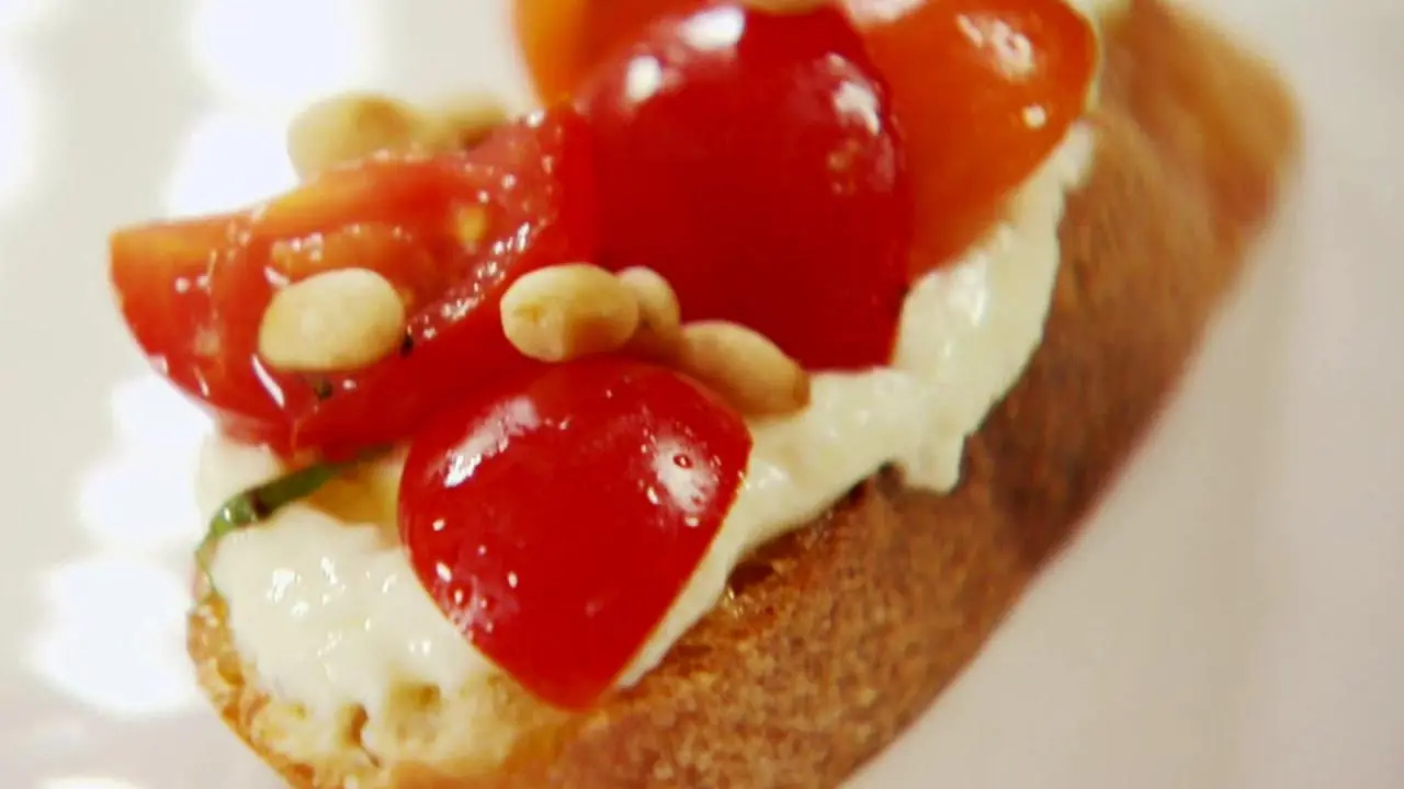 Fresh Tomato and Feta Crostini