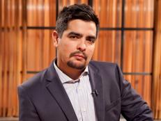 Judge Aaron Sanchez, as seen on Food Networks Chopped All-Stars, season 14