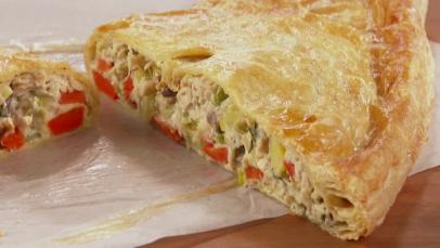 Chicken and Leek Cornish Turnover