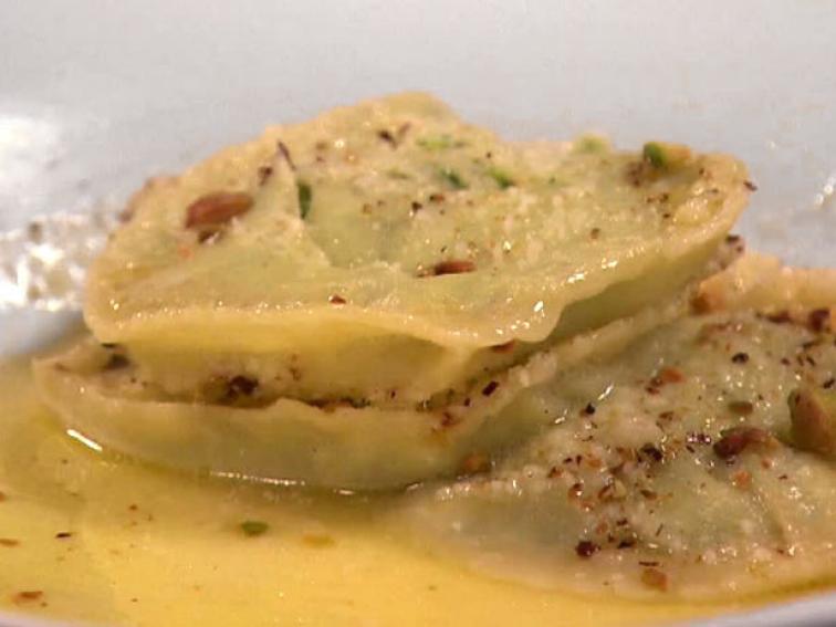 Broccoli Rabe Ravioli with Parmigiano and Pistachios 2 Recipe Anne