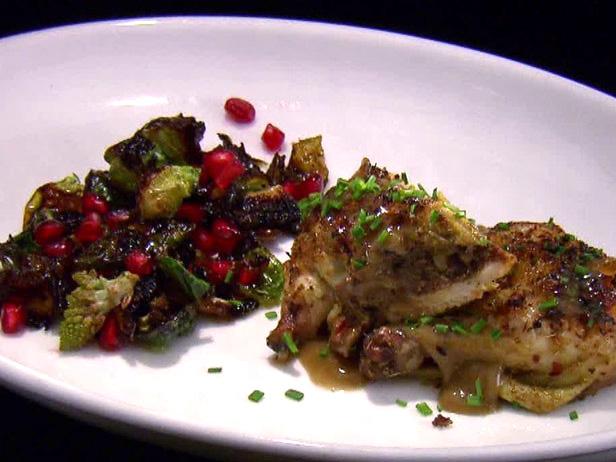 Cornish Game Hens Stuffed With Chicken Liver Pate Recipe Anne Burrell Food Network