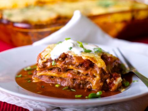 mexican lasagna | Food Network