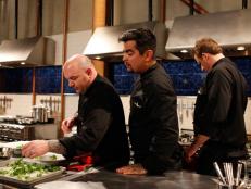 Caption this photo of Chopped judges, then check back to FN Dish after Tuesday's all-new episode of Chopped at 10pm/9c to catch the first After Hours battle.