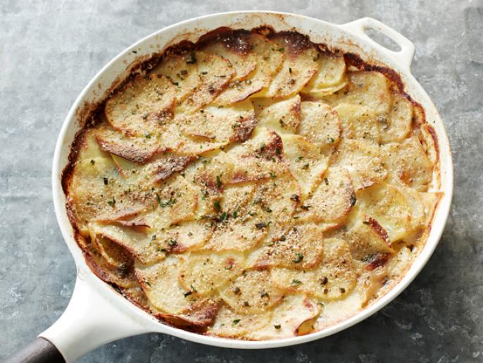 Garlic Potato Gratin Recipe | Food Network Kitchen | Food Network