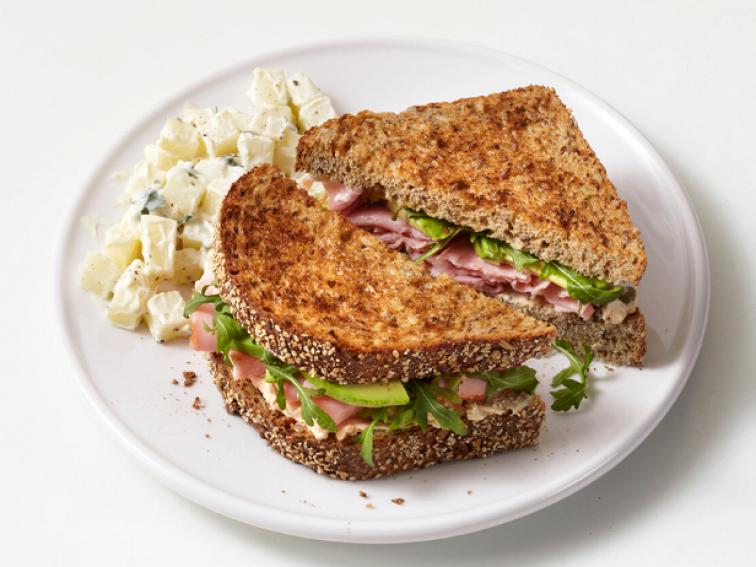 Ham and Goat Cheese Sandwiches Recipe Food Network Kitchen Food Network