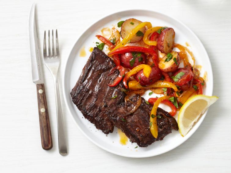 Skirt Steak With Peppers Recipe Food Network Kitchen Food Network