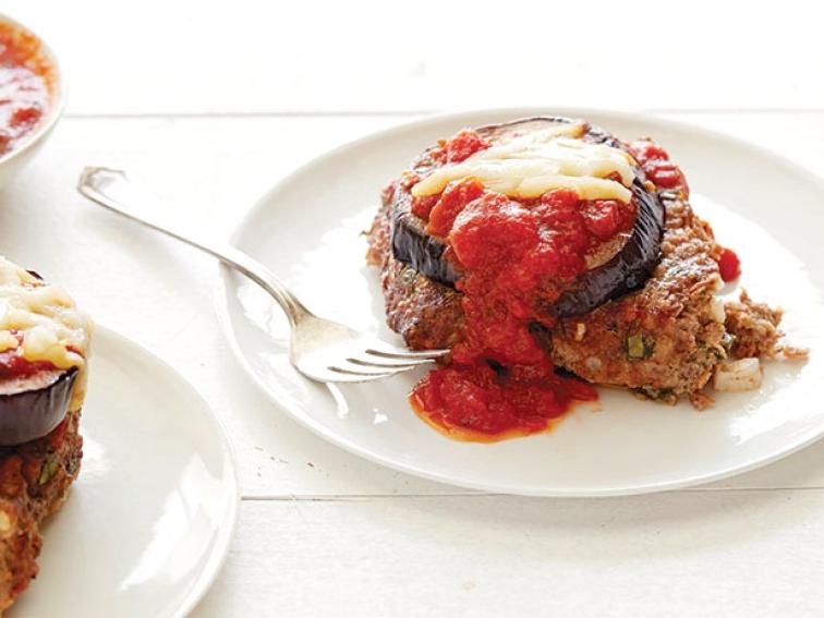 Eggplant Parmesan Meatloaf Recipe Giada De Laurentiis Food Network