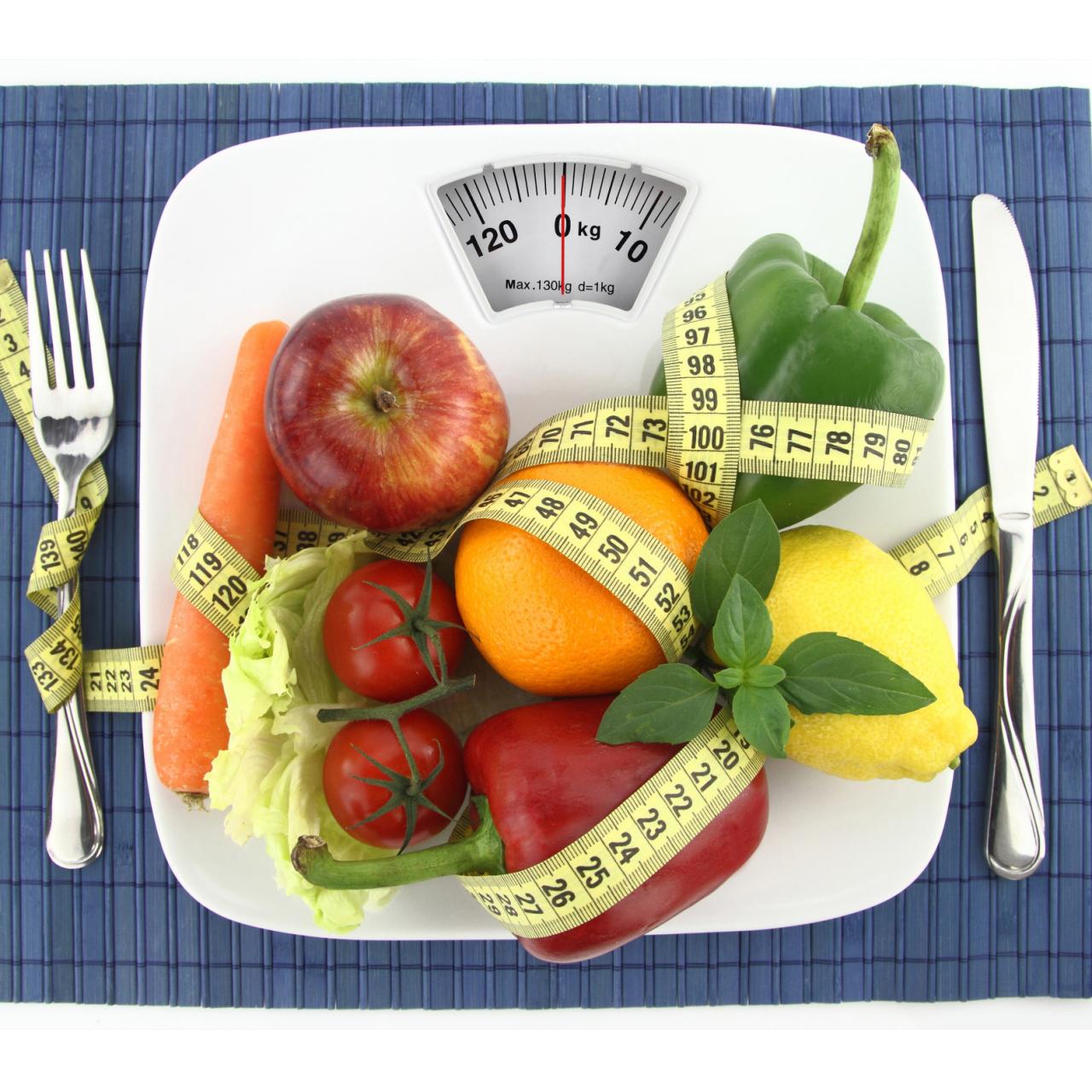 weight scales calories eating eat eats apple healthy health model