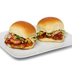 Food Network's Trio Bourbon Pork Belly Sliders For  Cleveland General Concessions 2013