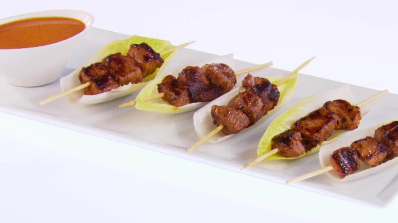 Mini Grilled Pork Appetizers