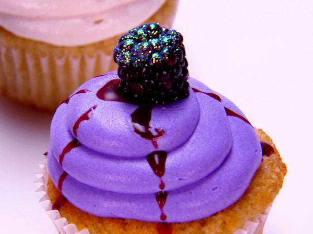 Vegan Lemon Cupcakes with Fresh Berry Filling and Lemon Buttercream