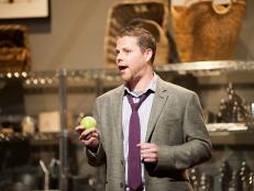 Finalist Chris Hodgeson in the Mentor's Challenge "Pitch Tape" as seen on Food Network Star, Season 9.