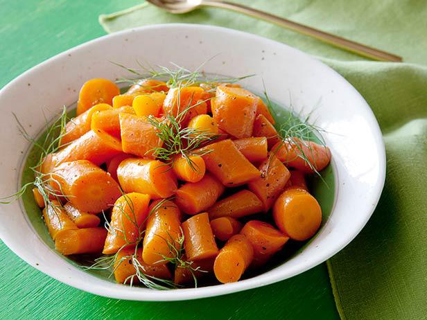 orange-glazed carrots