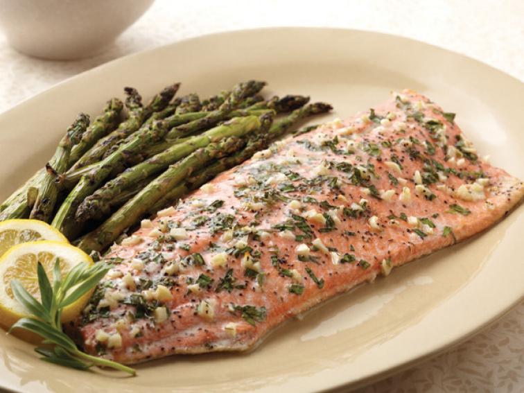 Alaska Sockeye Salmon With Herbs And Garlic Recipe Food Network 8795