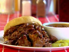 This spot's famous for its beef brisket, especially the burnt ends sandwich. Called "Ol' Smoky," the beefy bomb features the flavorful edges of the brisket, slow-smoked with hickory. They also offer beef, turkey and pork by the pound and a three-meat special for those on a carnivorous streak.