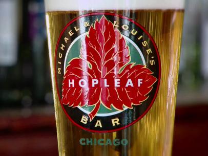 Photo from the restaurant listing for Hopleaf Bar