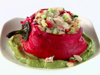 Chicken Stuffed Red Bell Peppers - Sanderson Farms