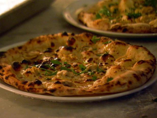 Clams, Chilies, and Parsley Pizza
