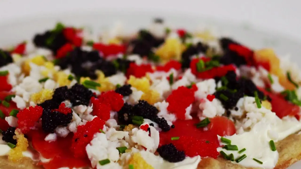 Sandra's Caviar Pizza Remake